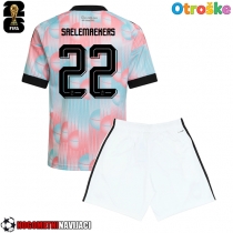 Otroške Nogometnih dresov Belgija Alexis Saelemaekers #22 Gostujoči SP 2026 Kratki rokavi (+ hlače)
